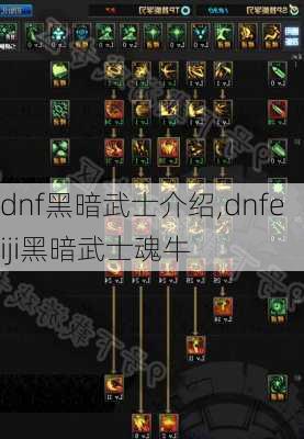 dnf黑暗武士介绍,dnfeiji黑暗武士魂牛