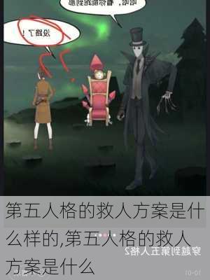 第五人格的救人方案是什么样的,第五人格的救人方案是什么