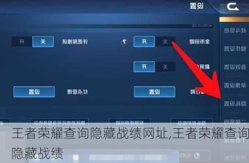 王者荣耀查询隐藏战绩网址,王者荣耀查询隐藏战绩