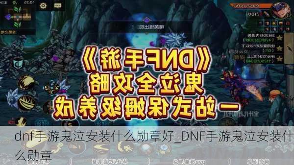 dnf手游鬼泣安装什么勋章好_DNF手游鬼泣安装什么勋章