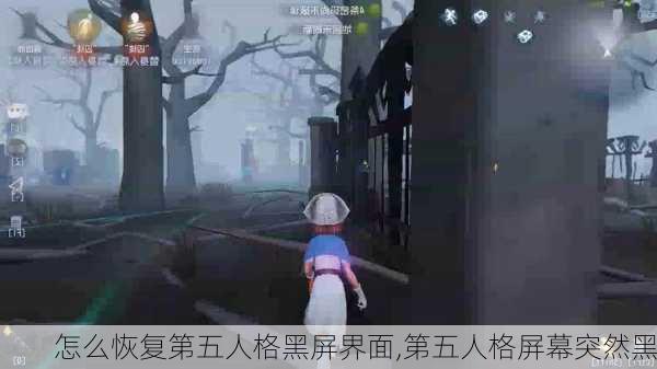 怎么恢复第五人格黑屏界面,第五人格屏幕突然黑