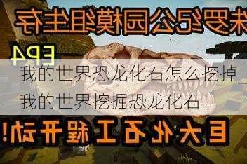 我的世界恐龙化石怎么挖掉_我的世界挖掘恐龙化石