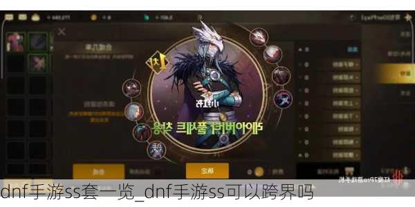 dnf手游ss套一览_dnf手游ss可以跨界吗