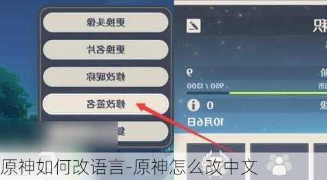 原神如何改语言-原神怎么改中文