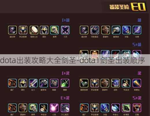 dota出装攻略大全剑圣-dota1剑圣出装顺序