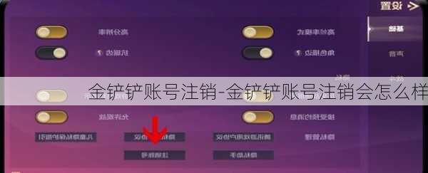 金铲铲账号注销-金铲铲账号注销会怎么样