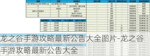 龙之谷手游攻略最新公告大全图片-龙之谷手游攻略最新公告大全