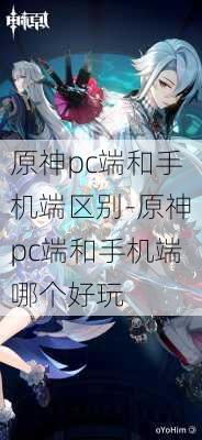 原神pc端和手机端区别-原神pc端和手机端哪个好玩