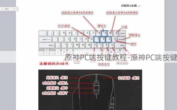 原神PC端按键教程-原神PC端按键